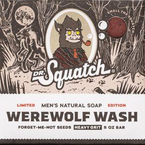 Dr Squatch Soap for Men Halloween Special Werewolf Wash